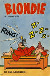 Cover for Blondie (Åhlén & Åkerlunds, 1956 series) #5/1958