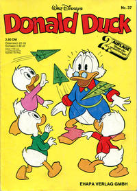 Cover for Donald Duck (Egmont Ehapa, 1974 series) #37 [2. Auflage]