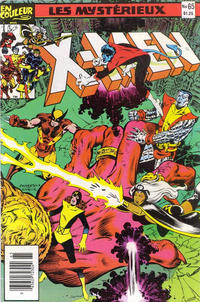 Cover Thumbnail for Les Mystérieux X-Men (Editions Héritage, 1985 series) #65