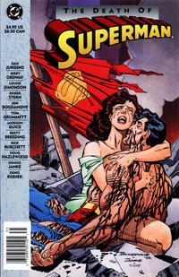 Cover Thumbnail for The Death of Superman (DC, 1993 series) [Newsstand - First Printing]