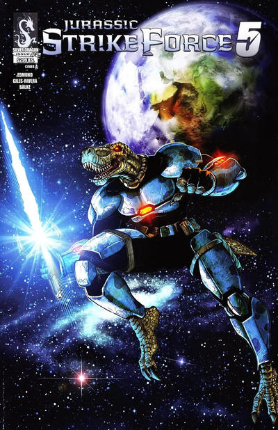 Cover for Jurassic Strike Force 5 (Zenescope Entertainment, 2011 series) #2 [Cover A Julian Aguilera]