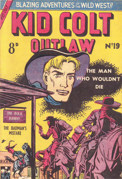 Cover for Kid Colt Outlaw (Horwitz, 1952 ? series) #19