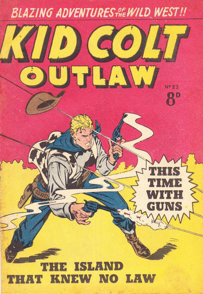 Cover for Kid Colt Outlaw (Horwitz, 1952 ? series) #22
