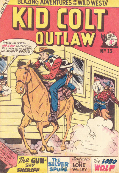 Cover for Kid Colt Outlaw (Horwitz, 1952 ? series) #13
