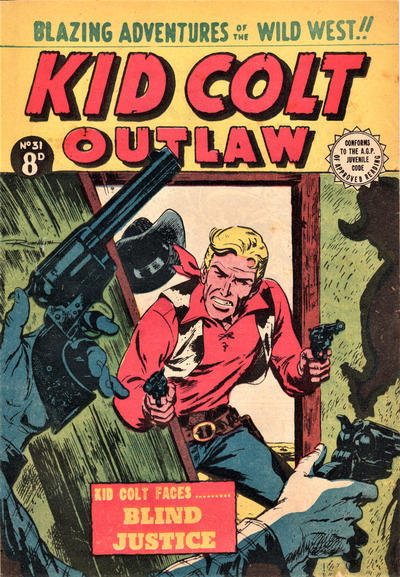 Cover for Kid Colt Outlaw (Horwitz, 1952 ? series) #31