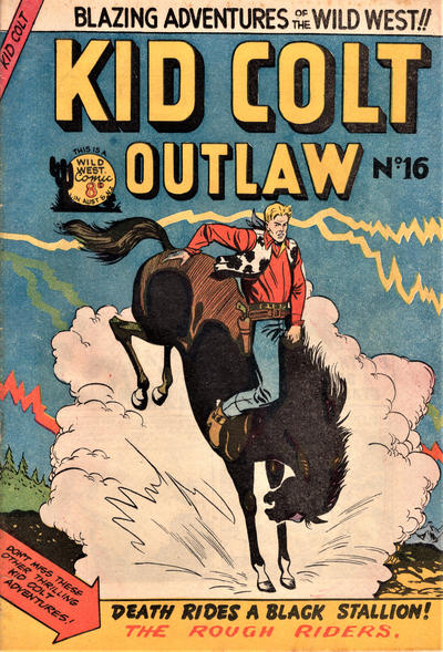 Cover for Kid Colt Outlaw (Horwitz, 1952 ? series) #16