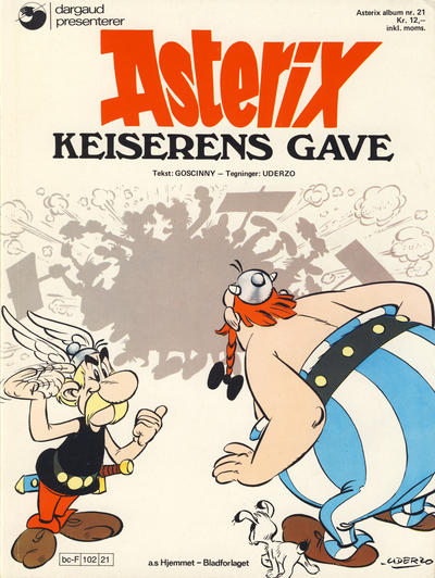Cover for Asterix (Hjemmet / Egmont, 1969 series) #21 - Keiserens gave [1. opplag]