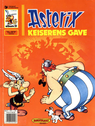 Cover for Asterix (Hjemmet / Egmont, 1969 series) #21 - Keiserens gave [5. opplag [4. opplag]]