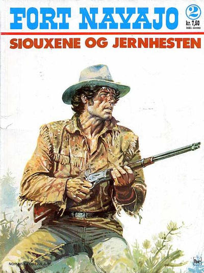 Cover for Fort Navajo (Nordisk Forlag, 1973 series) #2 - Siouxene og jernhesten