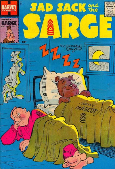 Cover for Sad Sack and the Sarge (Harvey, 1957 series) #7
