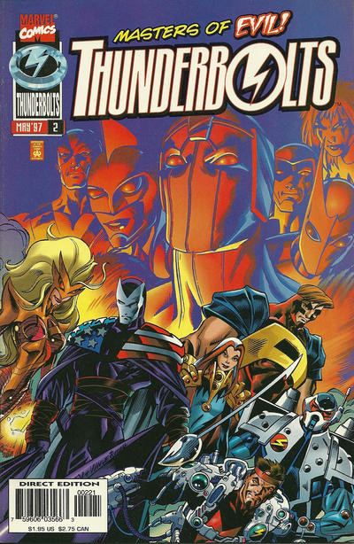 Cover for Thunderbolts (Marvel, 1997 series) #2 [Newsstand]