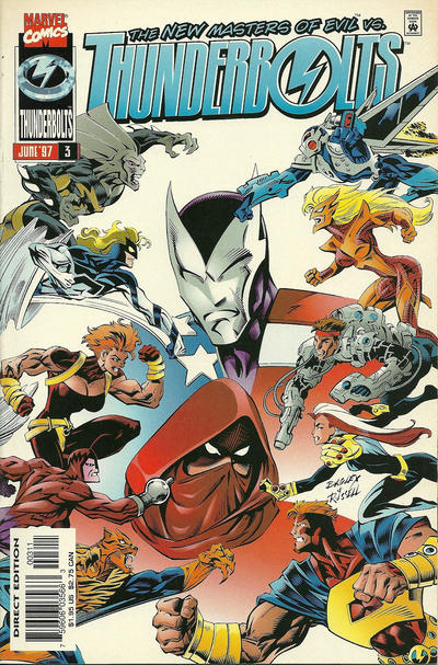 Cover for Thunderbolts (Marvel, 1997 series) #3 [Newsstand]