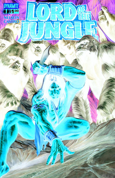 Cover for Lord of the Jungle (Dynamite Entertainment, 2012 series) #1 [Alex Ross Negative Effect Incentive Cover]