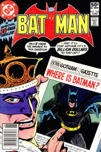 Cover for Batman (DC, 1940 series) #336 [Newsstand]