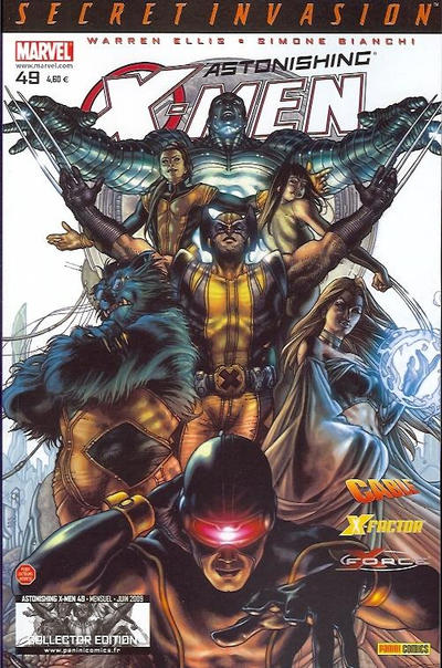 Cover for Astonishing X-Men (Panini France, 2005 series) #49 [Collector Edition]