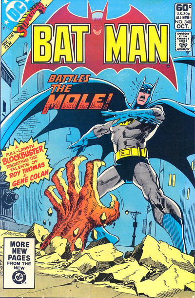 Cover for Batman (DC, 1940 series) #340 [Direct]