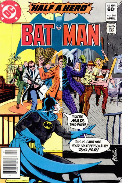 Cover for Batman (DC, 1940 series) #346 [Newsstand]