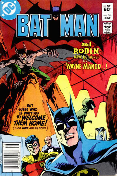 Cover for Batman (DC, 1940 series) #348 [Newsstand]