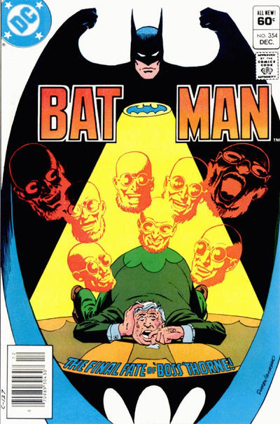 Cover for Batman (DC, 1940 series) #354 [Newsstand]