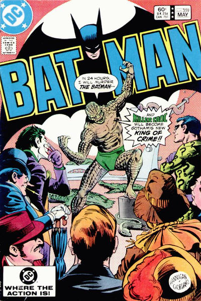 Cover for Batman (DC, 1940 series) #359 [Direct]