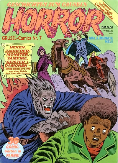 Cover for Horror (Condor, 1989 series) #7