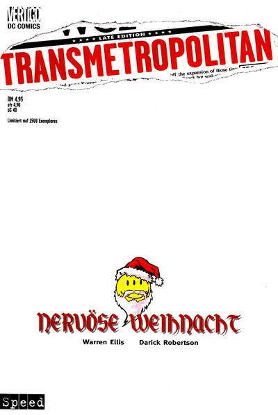Cover for Transmetropolitan - Nervöse Weihnacht (Tilsner, 1999 series) [Variant-Cover]