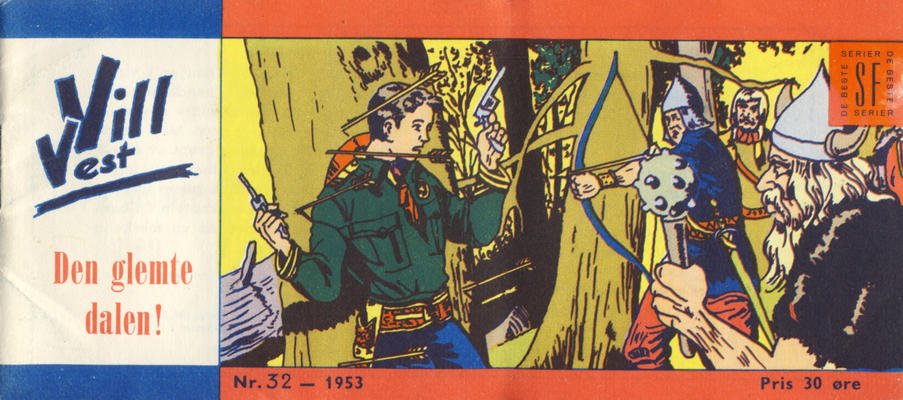 Cover for Vill Vest (Serieforlaget / Se-Bladene / Stabenfeldt, 1953 series) #32/1953