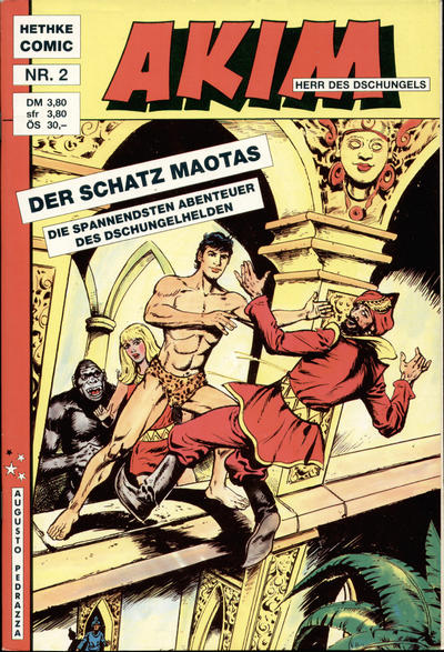 Cover for Akim Herr des Dschungels (Norbert Hethke Verlag, 1988 series) #2