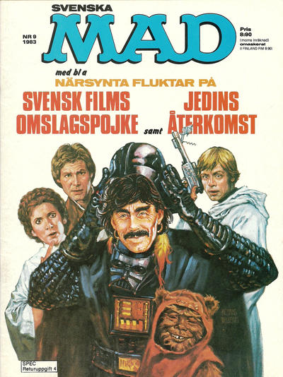 Cover for MAD (Semic, 1976 series) #9/1983