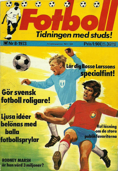 Cover for Fotboll (Williams Förlags AB, 1973 series) #8/1973