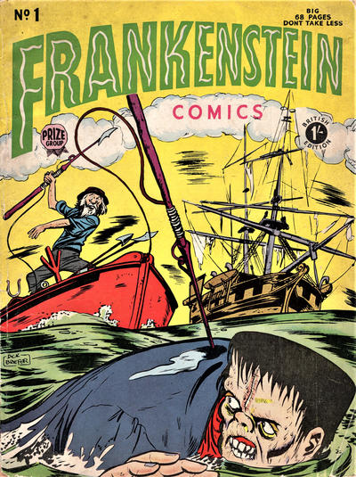 Cover for Frankenstein Comics (Arnold Book Company, 1953 series) #1
