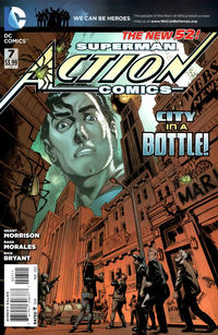 Cover for Action Comics (DC, 2011 series) #7 [Direct Sales]