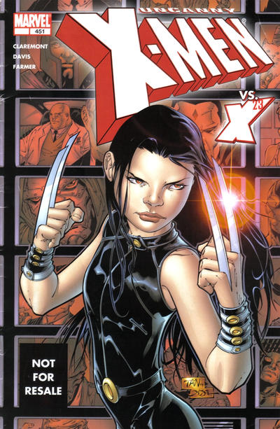 Cover for Uncanny X-Men No. 451 [Marvel Legends Reprint] (Marvel, 2005 series) 