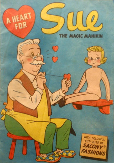 Cover for A Heart for Sue the Magic Manikin (Feature Publications, 1956 series) #[nn]