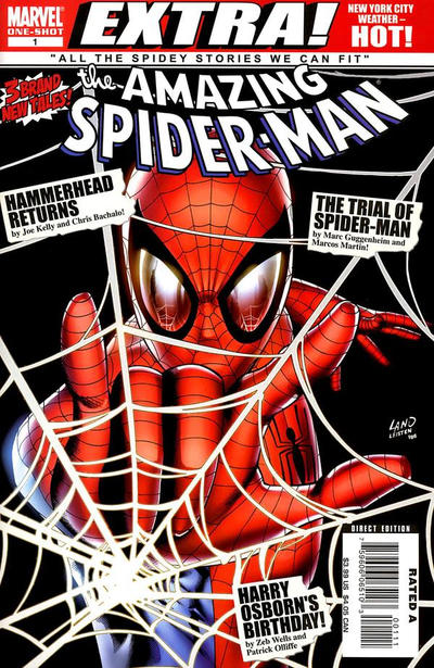 Cover for Spider-Man: Brand New Day - Extra (Marvel, 2008 series) #1