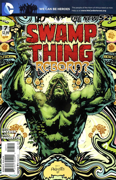 Cover for Swamp Thing (DC, 2011 series) #7