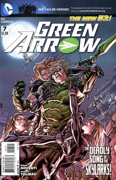 Cover for Green Arrow (DC, 2011 series) #7