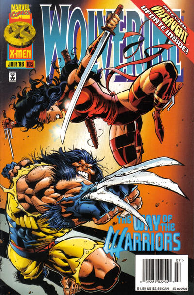 Cover for Wolverine (Marvel, 1988 series) #103 [Newsstand]