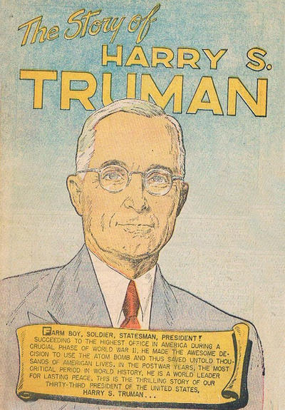 Cover for The Story of Harry S. Truman (Commercial Comics, 1948 series) 