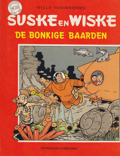 Cover for Suske en Wiske (Standaard Uitgeverij, 1967 series) #206 - De bonkige baarden [Eerste druk]