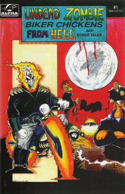 Cover for Undead Zombie Biker Chickens from Hell (Alpha Productions, 1992 series) #1
