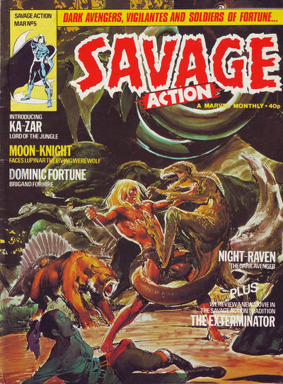 Cover for Savage Action (Marvel UK, 1980 series) #5
