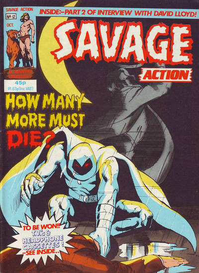 Cover for Savage Action (Marvel UK, 1980 series) #12