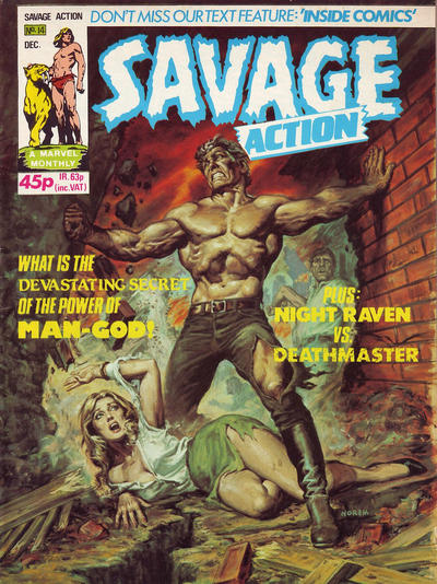 Cover for Savage Action (Marvel UK, 1980 series) #14