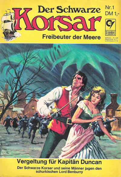 Cover for Der Schwarze Korsar (Condor, 1972 series) #1
