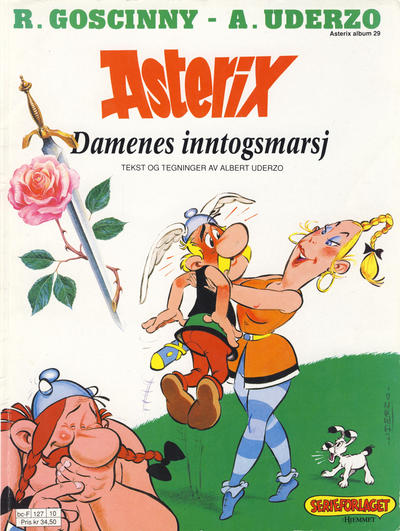 Cover for Asterix (Hjemmet / Egmont, 1969 series) #29 - Damenes inntogsmarsj [bc-F 127 10]
