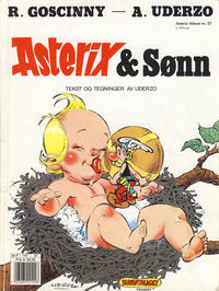 Cover for Asterix (Hjemmet / Egmont, 1969 series) #27 - Asterix & Sønn [2. opplag]
