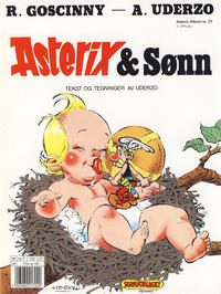 Cover Thumbnail for Asterix (Hjemmet / Egmont, 1969 series) #27 - Asterix & Sønn [4. opplag]