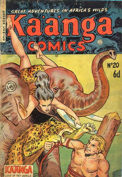 Cover for Kaänga Comics (H. John Edwards, 1950 ? series) #20