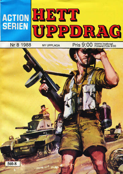 Cover for Actionserien (Pingvinförlaget, 1977 series) #8/1988